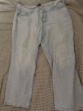 Light Wash Rhinestone Denim Jeans Sparkly